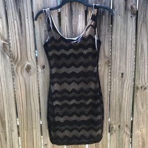 Black Lace Bodycon Dress